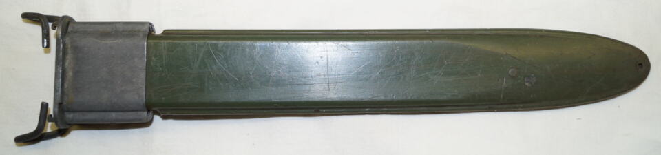 Dutch M7 scabbard for Dutch copy of US M1 bayonet.