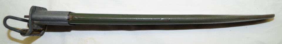 Dutch M7 scabbard for Dutch copy of US M1 bayonet.