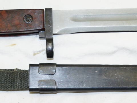 M1968 AKM Bayonet with scabbard and frog