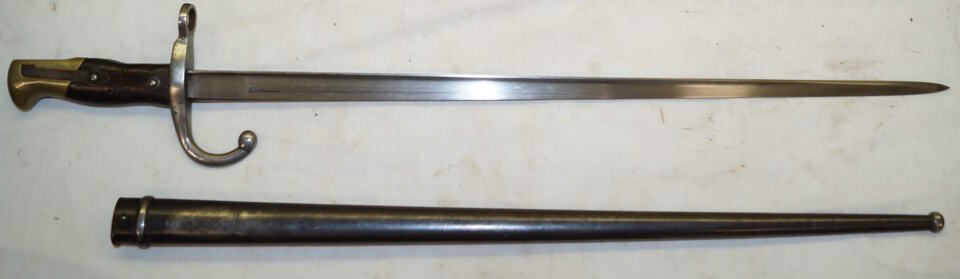 Chilean M74/95 bayonet with scabbard.