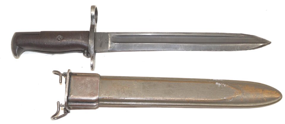BM59 bayonet with scabbard.
