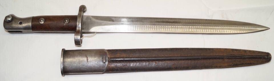 Afghan issued P1903 bayonet with scabbard.